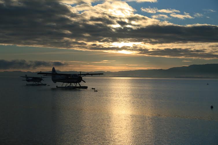 Sea plane in Rotorua, New Zealand