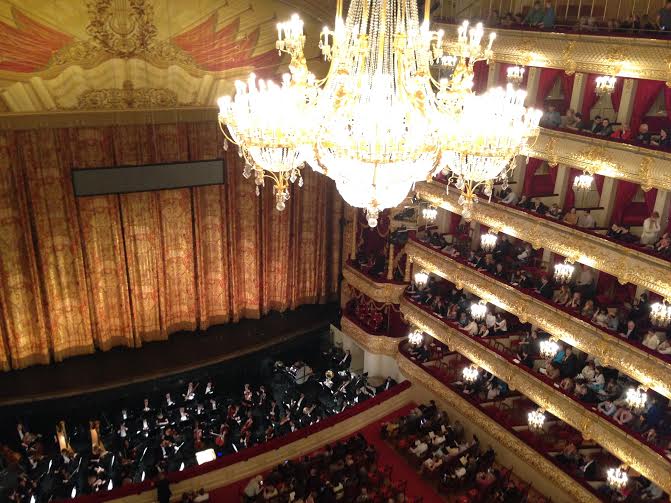Bolshoi Theatre and the orchestra