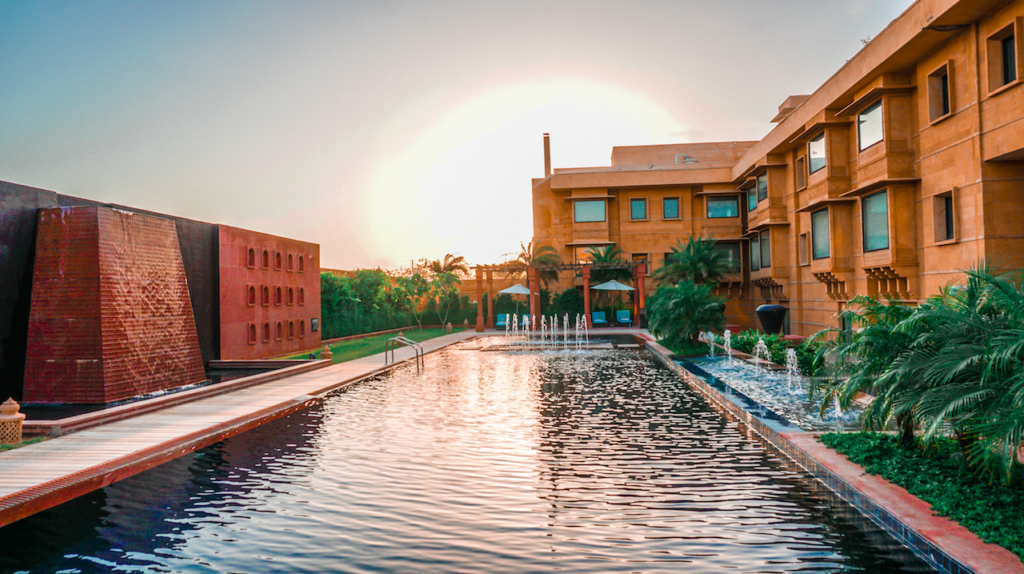 Pool at Marriott Jaisalmer