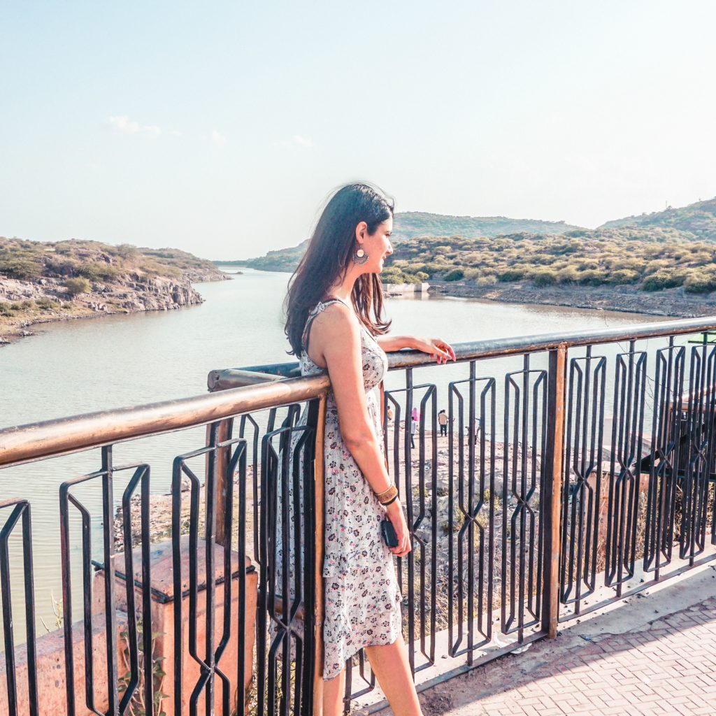 Jodhpur's Kalyana Lake during off-season time 